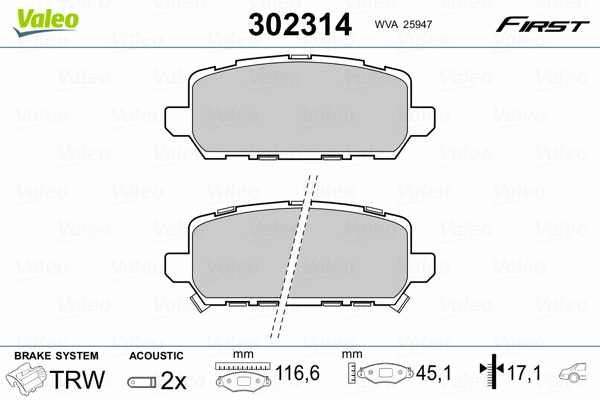Brake Pad Set, disc brake