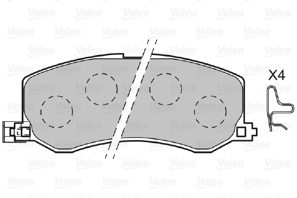 Brake Pad Set, disc brake (598986)