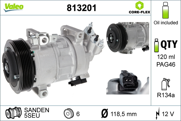 Compressor, air conditioning