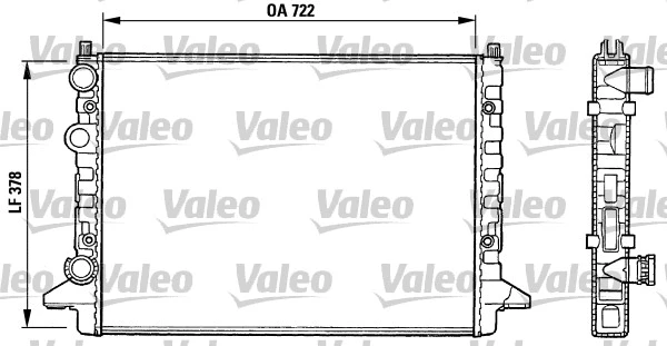 Radiator, engine cooling (731008)