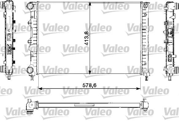 Radiator, engine cooling (732730)