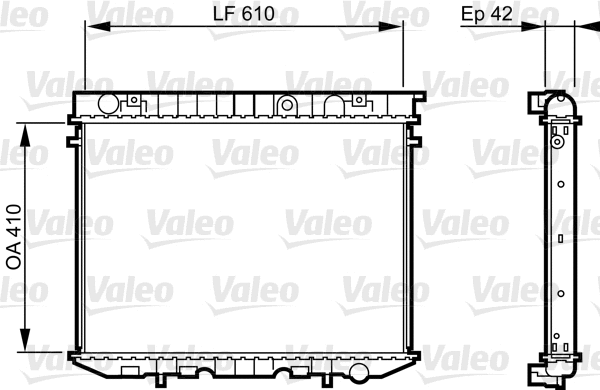 Radiator, engine cooling (734353)