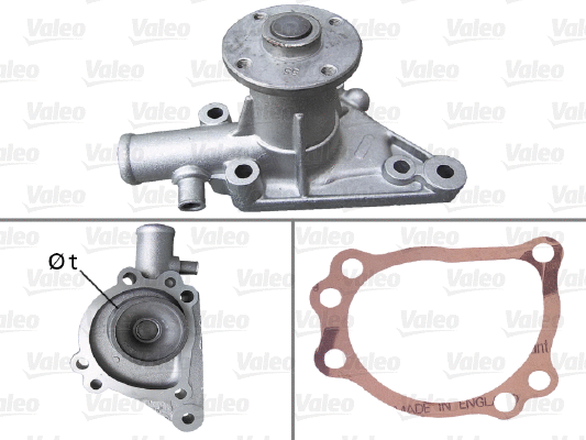 Water Pump, engine cooling (506010)
