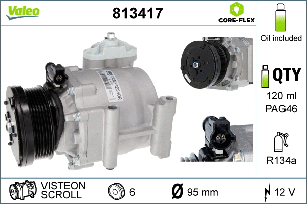 Compressor, air conditioning