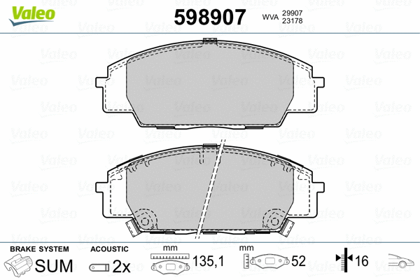 Brake Pad Set, disc brake