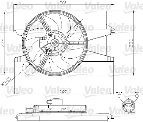 Fan, engine cooling (696276)