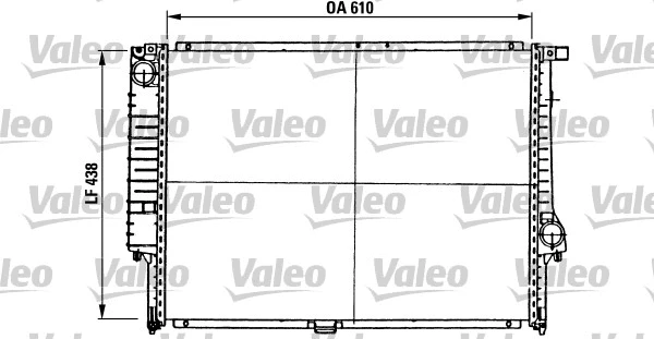 Radiator, engine cooling (819416)