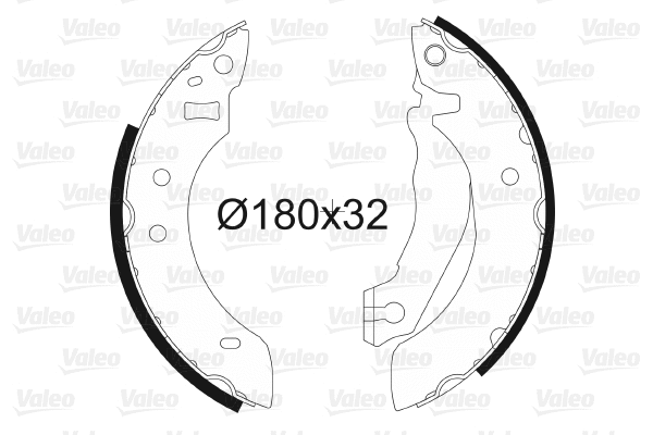Brake Shoe Set (562023)