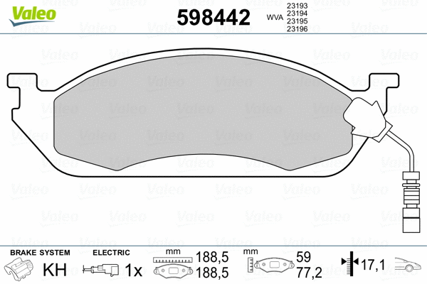 Brake Pad Set, disc brake