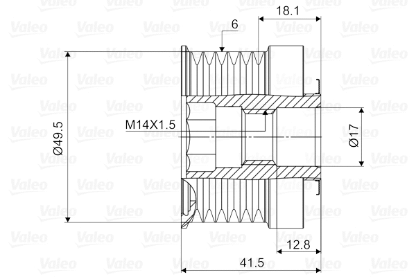 Alternator Freewheel Clutch