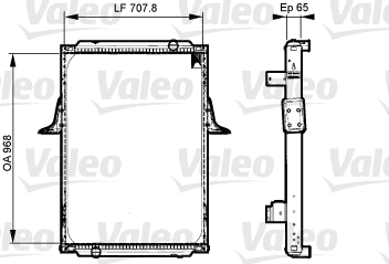 Radiator, engine cooling (733532)