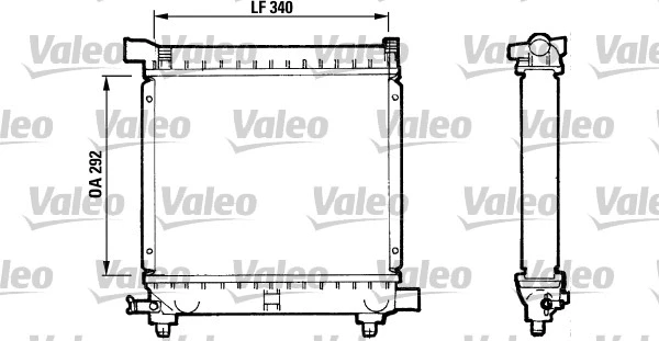 Radiator, engine cooling (810869)