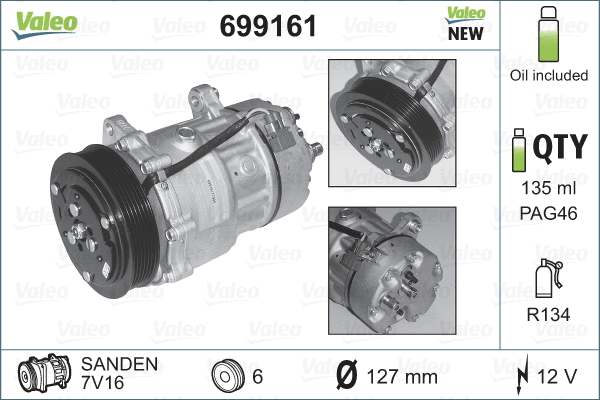 Compressor, air conditioning