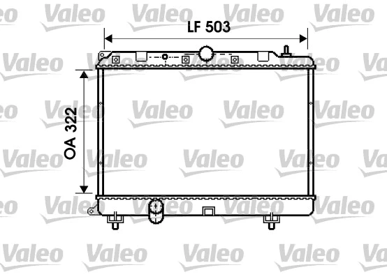 Radiator, engine cooling (732499)