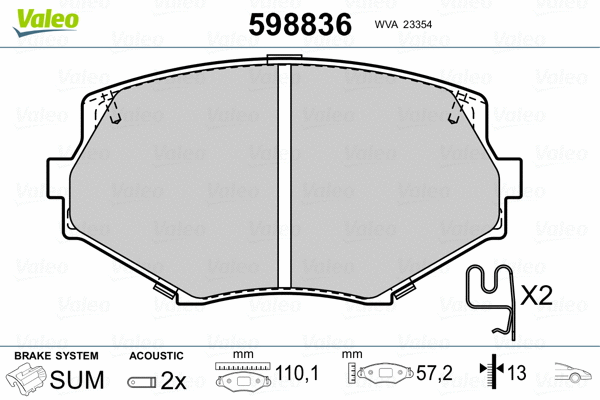 Brake Pad Set, disc brake