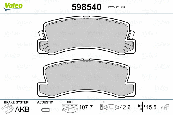 Brake Pad Set, disc brake