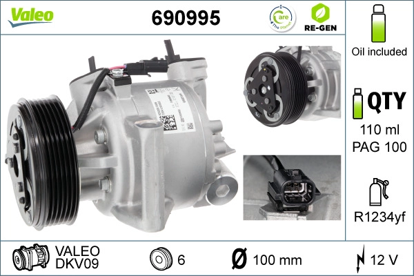 Compressor, air conditioning (690995)