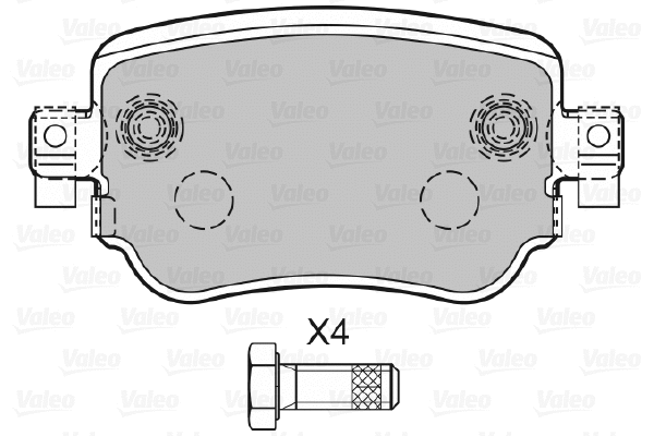 Brake Pad Set, disc brake (601392)