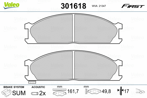Brake Pad Set, disc brake