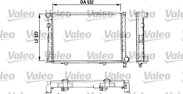 Radiator, engine cooling (883860)