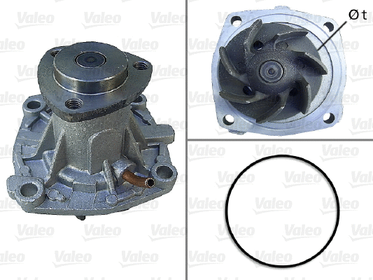 Water Pump, engine cooling (506589)