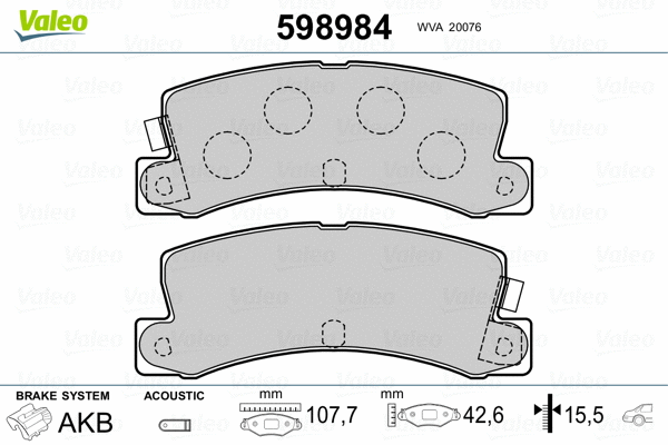 Brake Pad Set, disc brake