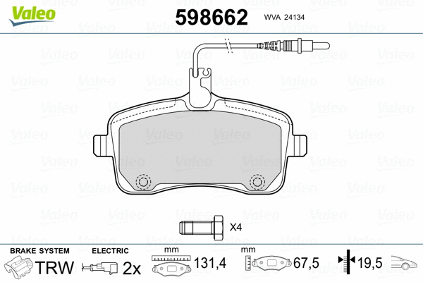 Brake Pad Set, disc brake