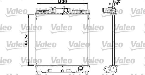 Radiator, engine cooling (731468)