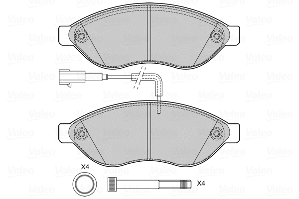 Brake Pad Set, disc brake (601708)