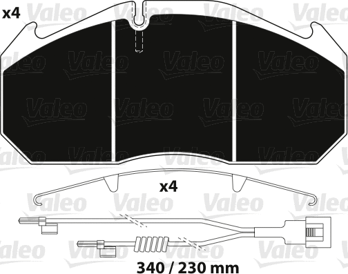 Brake Pad Set, disc brake (882213)