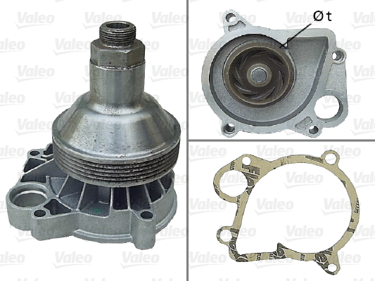 Water Pump, engine cooling (506662)