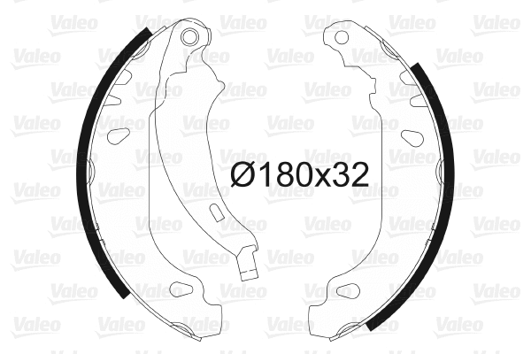 Brake Shoe Set (562650)