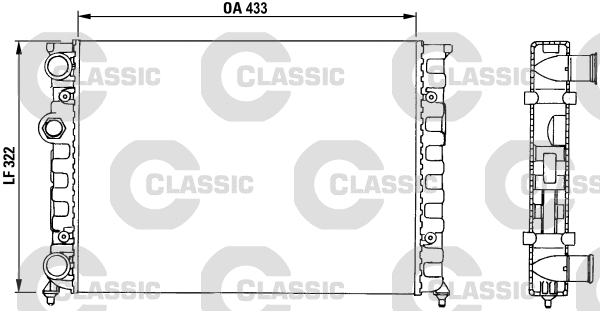 Radiator, engine cooling (230503)