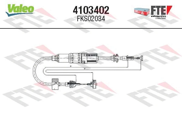 Cable Pull, clutch control (4103402)