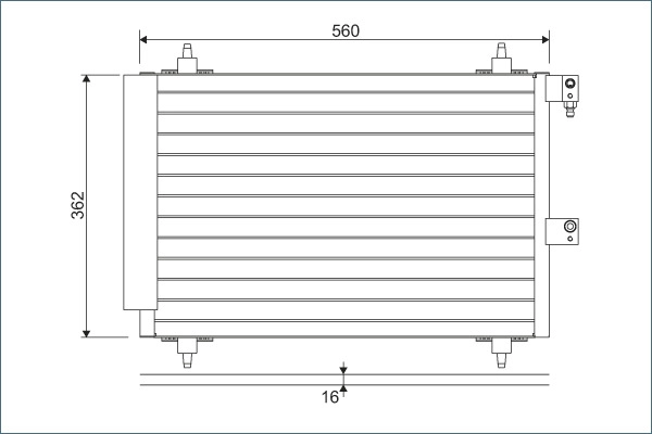 Condenser, air conditioning (817667)