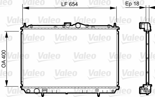 Radiator, engine cooling (735497)