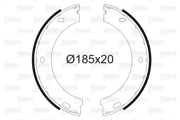 Brake Shoe Set, parking brake (564020)