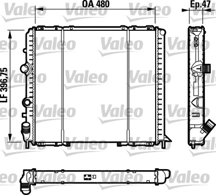 Radiator, engine cooling (732071)