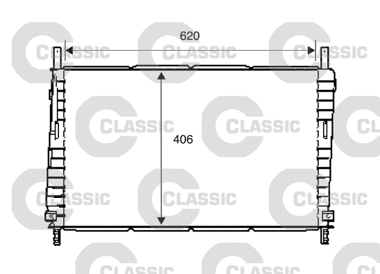Radiator, engine cooling (234286)