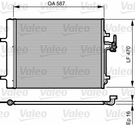 Condenser, air conditioning (814184)