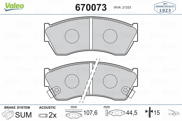 Brake Pad Set, disc brake