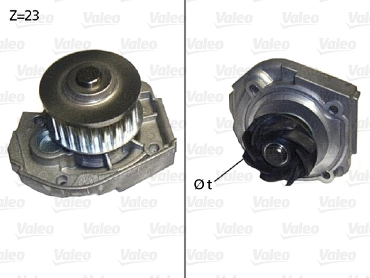 Water Pump, engine cooling (506598)