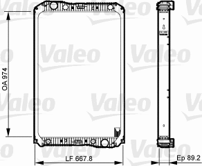 Radiator, engine cooling (733545)