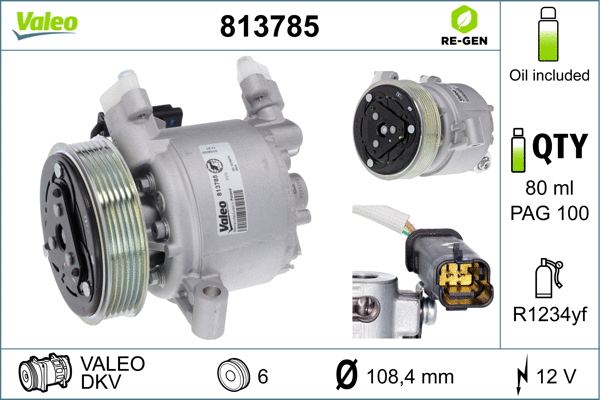 Compressor, air conditioning (813785)