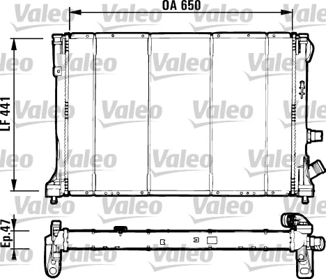 Radiator, engine cooling (731129)