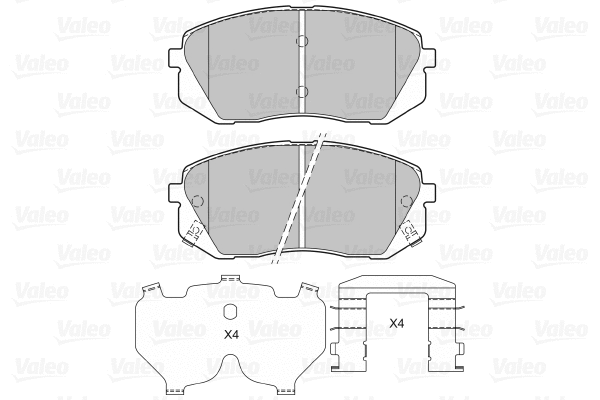 Brake Pad Set, disc brake (601322)