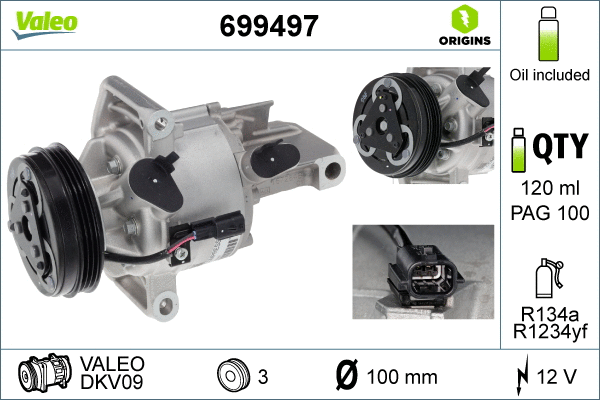 Compressor, air conditioning (699497)