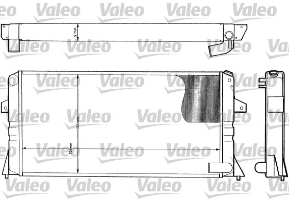 Radiator, engine cooling (730176)