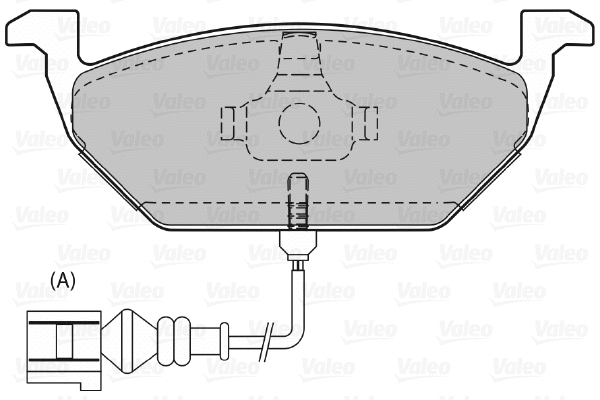 Brake Pad Set, disc brake (598408)