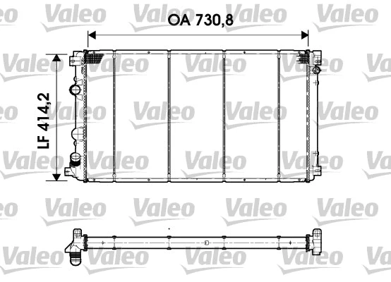 Radiator, engine cooling (732920)